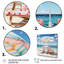 Beautify Beach Chairs Scenery II - Nautical & Beach Wall Decor-1449226251-1449226250