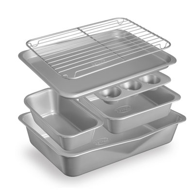 Ensemble de 6 plats de cuisson antiadhésifs Gotham Steel Grey