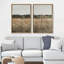 "Wildflower Elegance", fond floral aux tons doux avec charme rustique, art mural moderne, 2 pièces-98109669-98109670