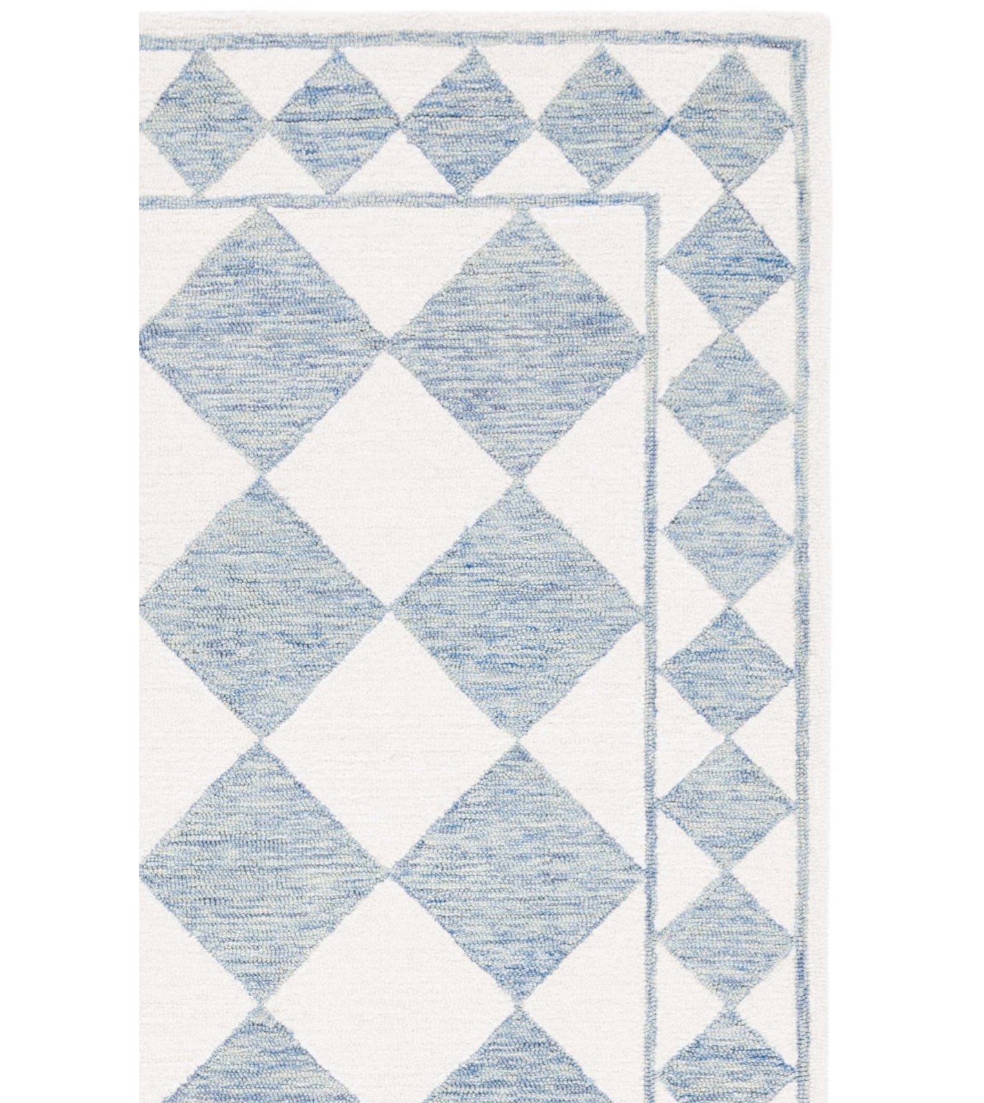 Claude Hand-Woven Geometric Rug, Square 6'