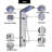 44.48'' Shower Panel with Fixed Shower Head