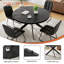 Ensemble 5 pièces de 4 chaises et table de salle à manger ronde Morden-650330900-673687650