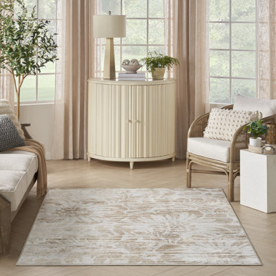 Tapis ivoire / gris Kloi