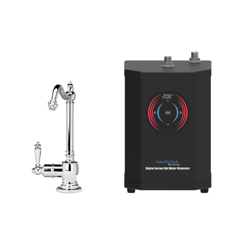 Distributeur d’eau chaude doux-touch, Chrome