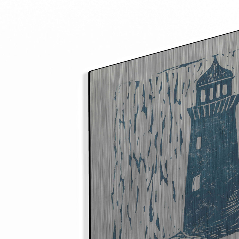 «Nautical Collage On White I» par Courtney Prahl, H 12 po x l 12 po
