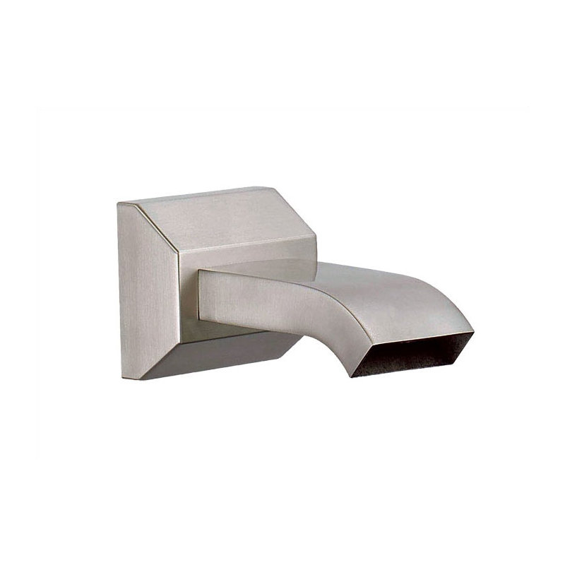 Sirius Wall Mounted Tub Spout, Brushed Nickel