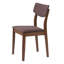 Chaise d'appoint Houser en brun