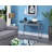 Garwood 42'' Glass Top Console Table
