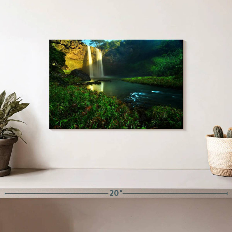 Alvord Wailua Falls, 8" H x 12" W