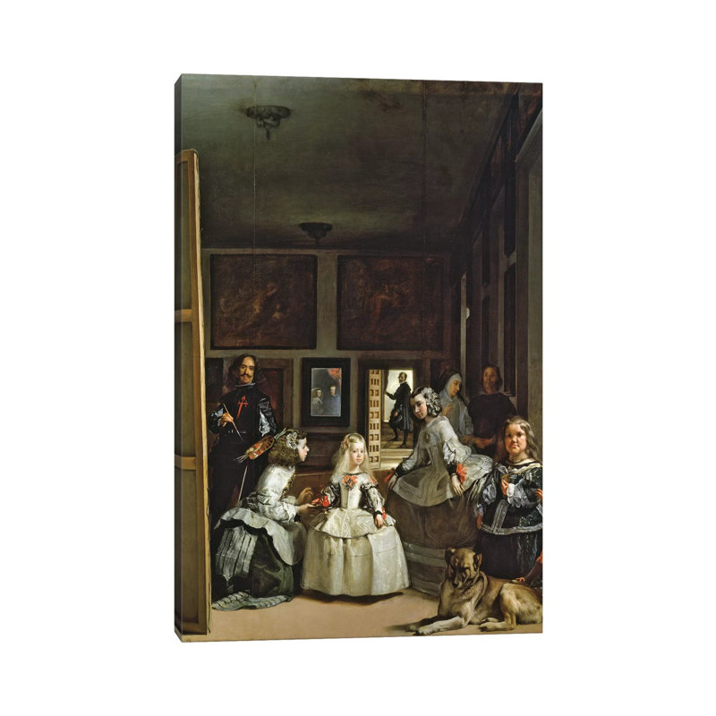 Las Meninas Or The Family Of Philip IV, C.1656 by Diego Rodriguez De Silva Y Velazquez - Wrapped Canvas Painting