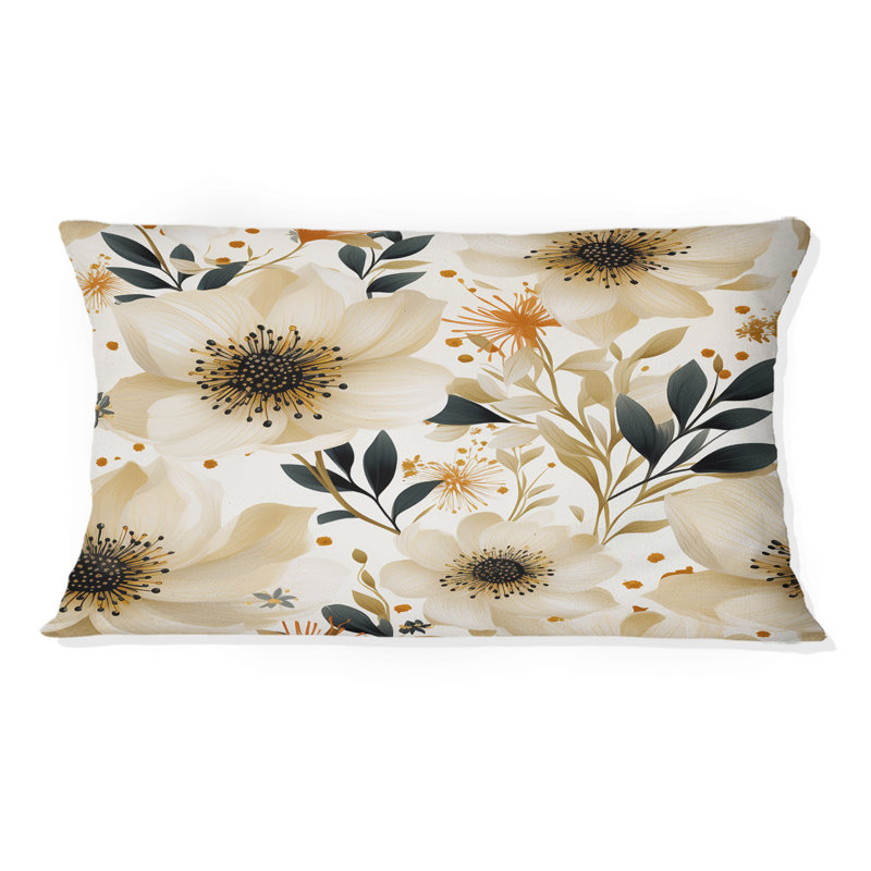 Floral Throw Pillow