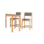 Pearl Teak Outdoor Counter Height Chair-818419249
