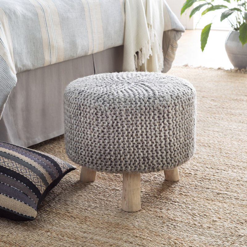 Cici Solid Wood Accent Stool