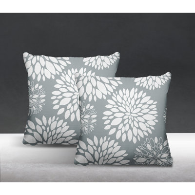 Fiesta Floral Indoor/Outdoor Square Pillow