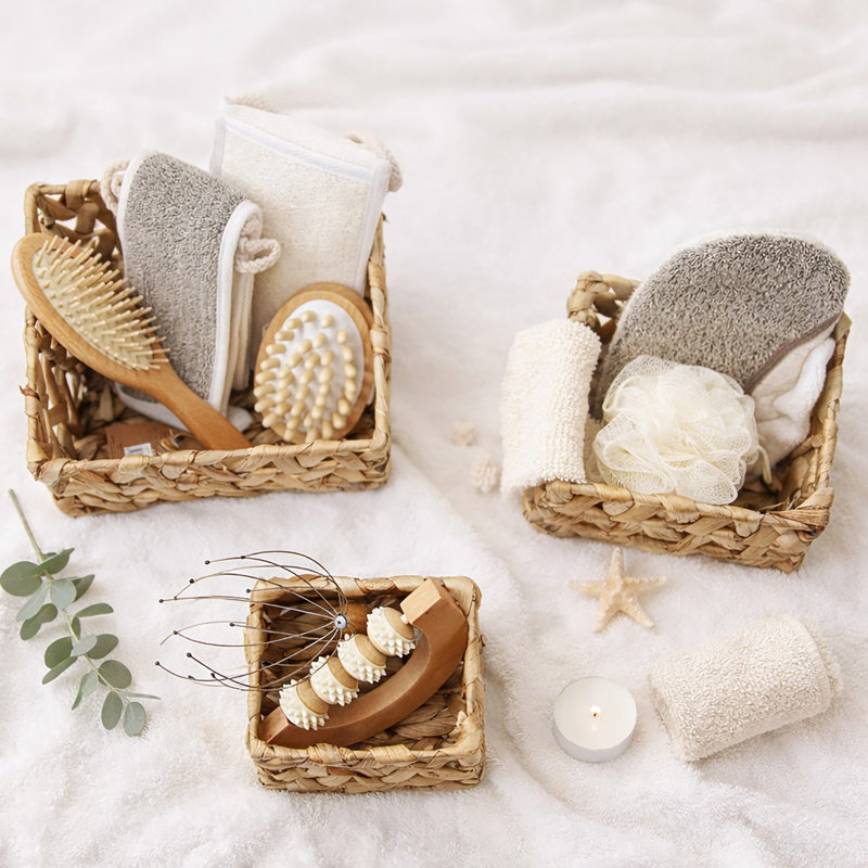 Evideco Wicker Decorative Basket