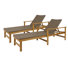 Amanraj Outdoor Wicker Chaise Lounge Set