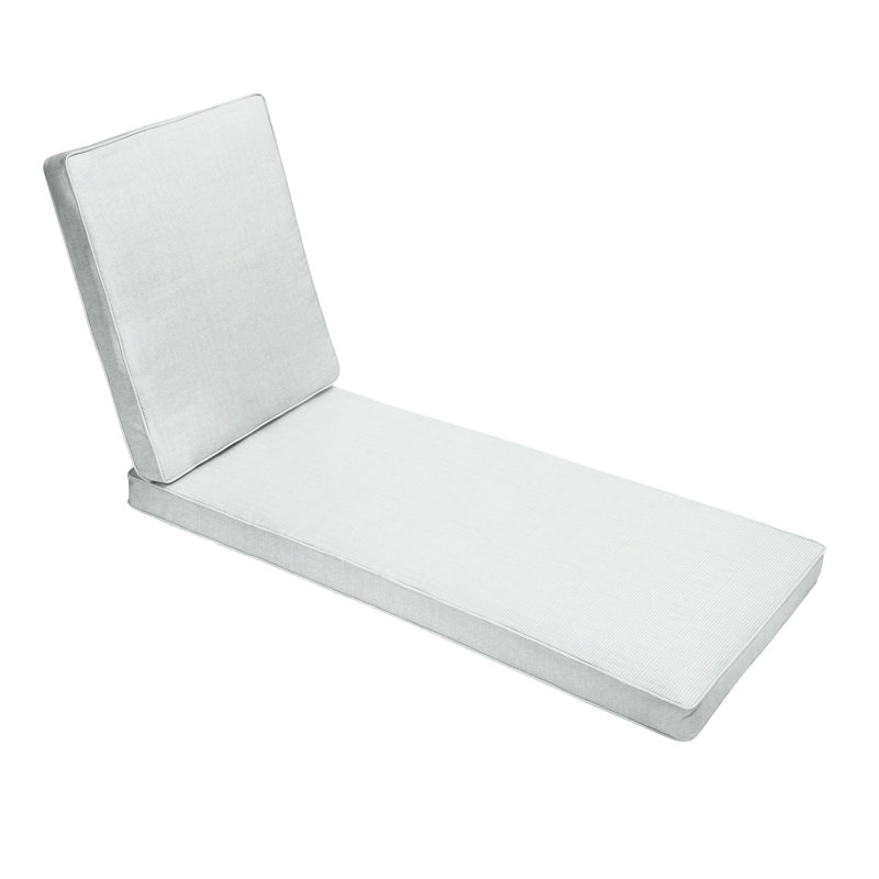 Kaycee Outdoor 3'' Chaise Lounge Seat Cushion, 25" W x 79" D