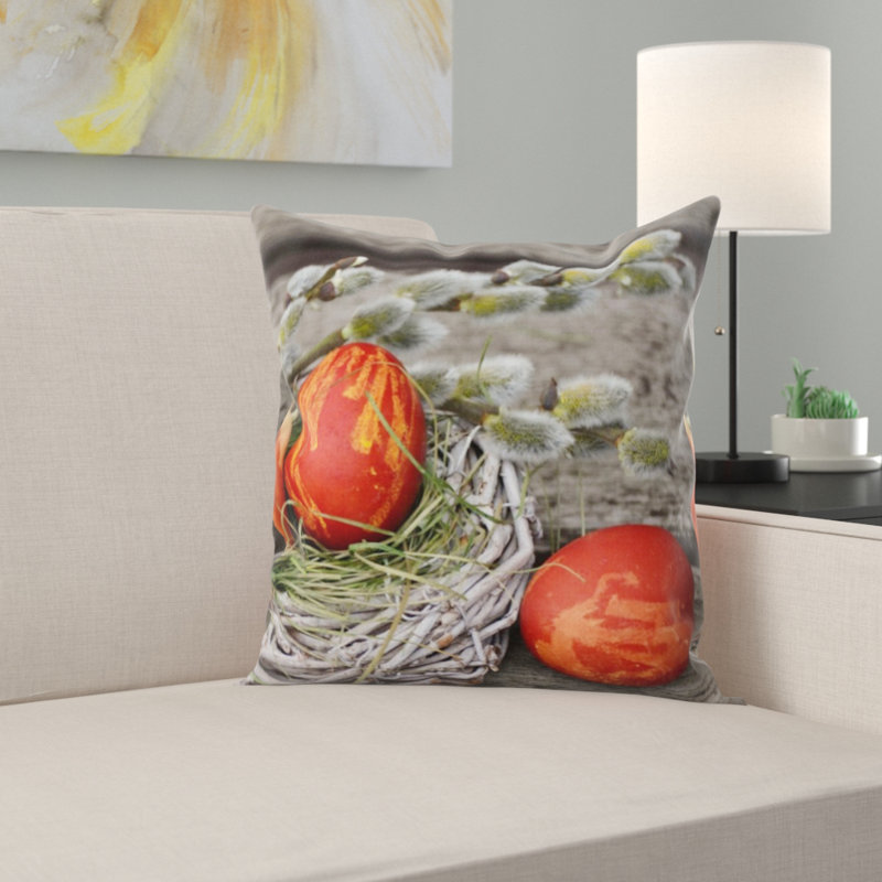 Microsuede Throw Pillow