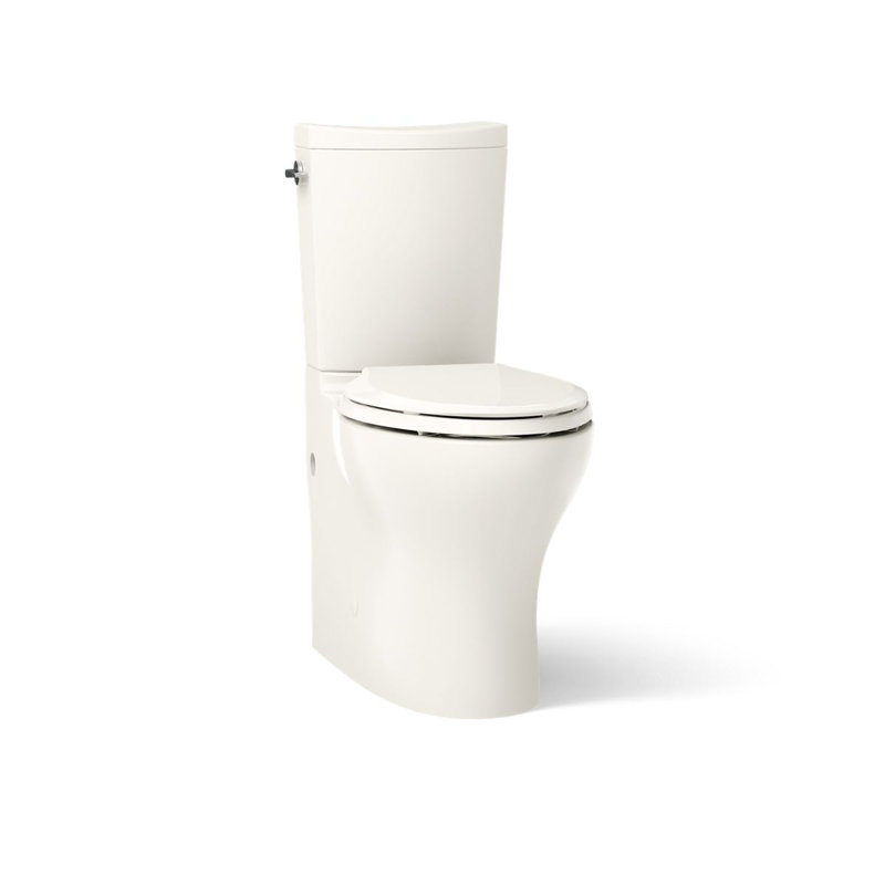 Persuade® Curv 1.6 GPF High Efficiency Dual Flush Floor Mounted Two-Piece toilet, Biscuit