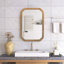 Miroir fonctionnel de 29,72 po x 19,69 po avec armoire, armoire de salle de bain murale en bois avec miroir et tablettes réglables, miroir mural avec rangement pour salle de bain