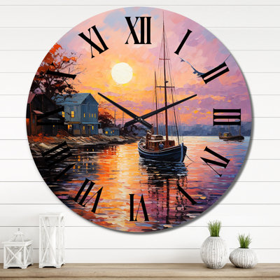 Charlestine Metal Wall Clock