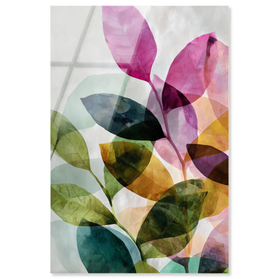 Reproduction acrylique translucide «I Palm» par Art Remedy, prêt à accrocher, 36 x 54