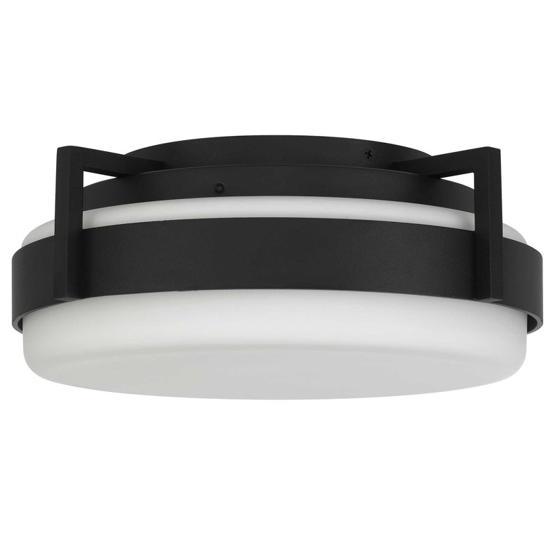 Plafonnier encastré à DEL intégré, H 4,5 po x l 15 po x P 15 po