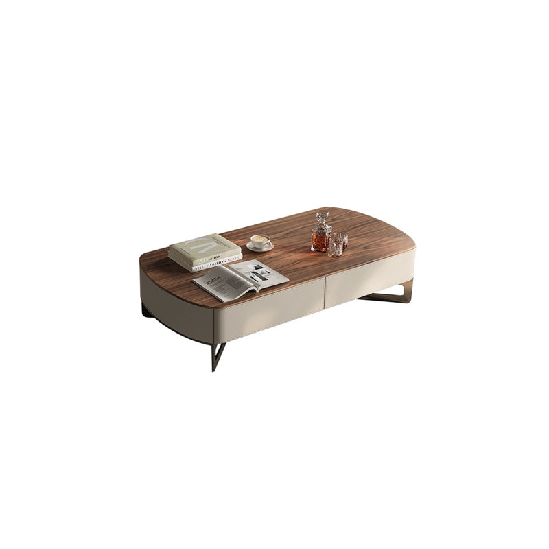 Table basse de style italien, H 13,78 po x L 59,06 po x l 31,5 po