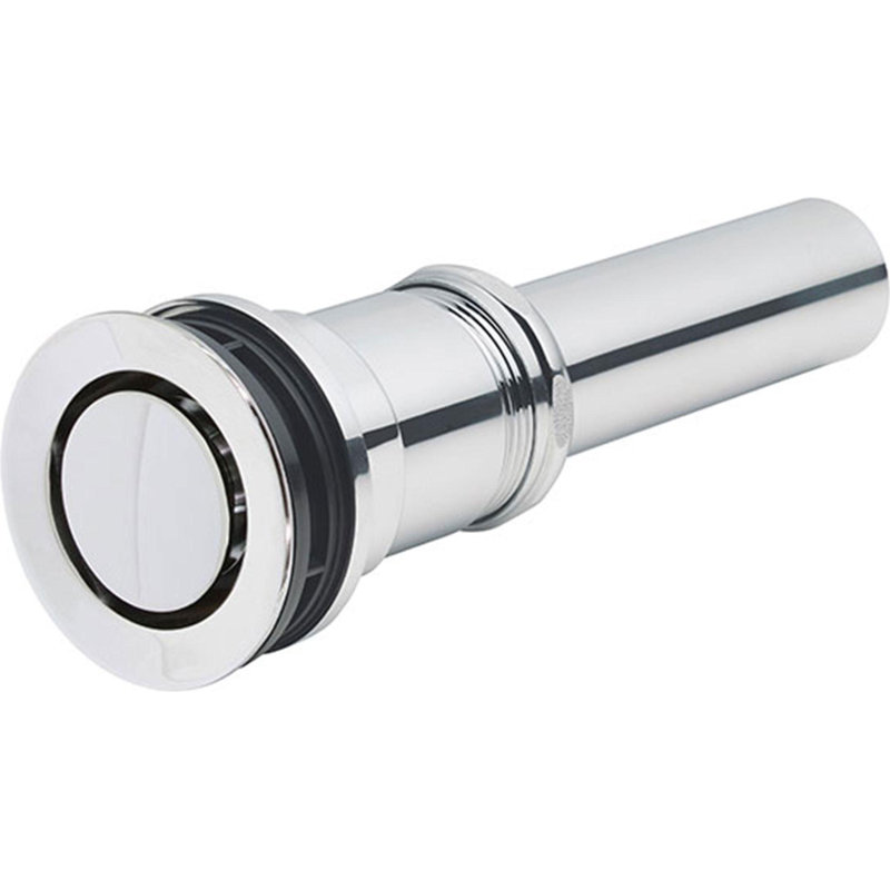 Avalon Widespread Bathroom Faucet, Polished Brass, Completely Finished ZeroDrain