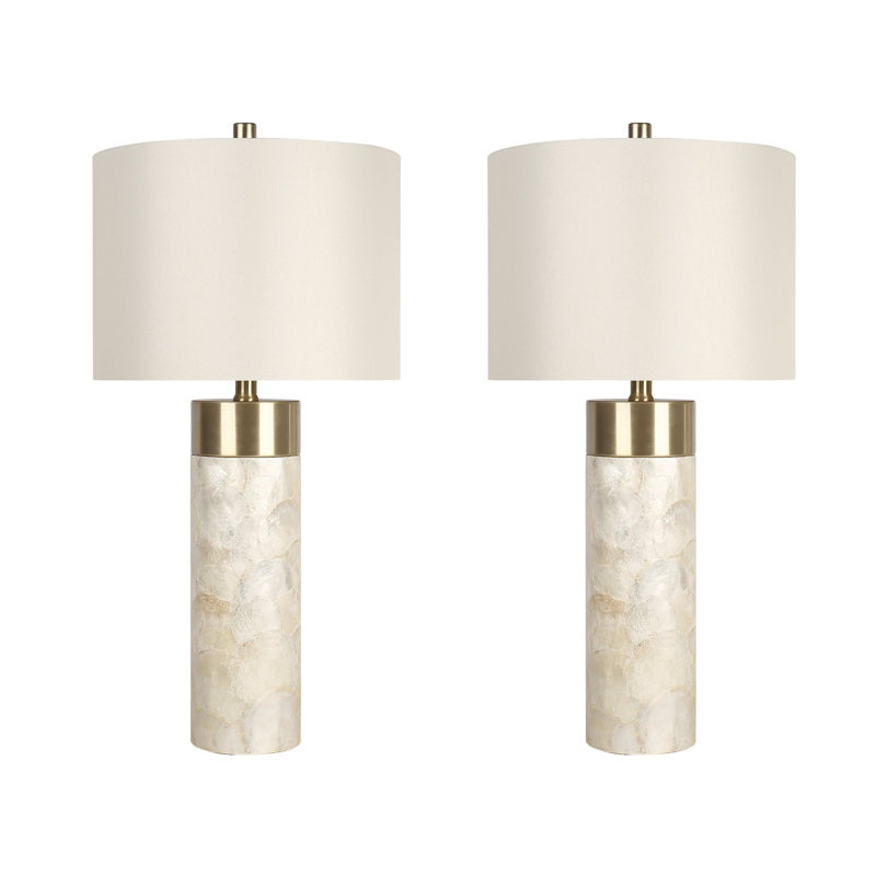Luminous Shell Table Lamp - Soft Gold