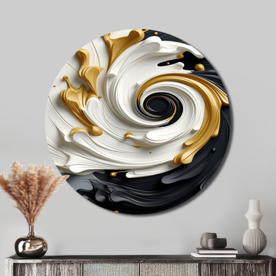 Heanor - Abstract Round Metal Art