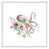 Cadre flottant blanc