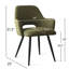 Ensemble de 4 chaises de salle à manger rembourrées en tissu-913671033