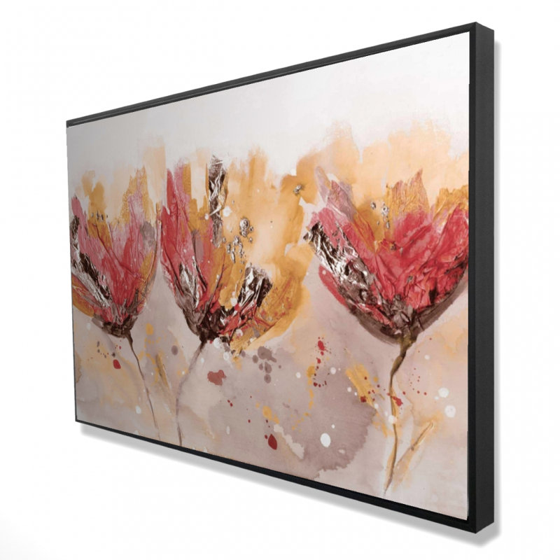 «Four Little Flowers» sur toile