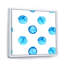 Pois bleu clair - peinture sur toile-67438708-67438698