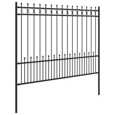Powder-Coated Steel Fence Panels Included