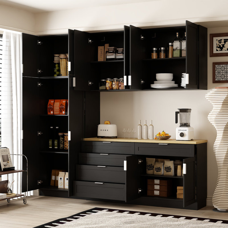 Garde-manger avec design moderne et rangement solide