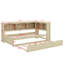 Lit de jour simple avec armoires de rangement gigogne et ports USB-666153305