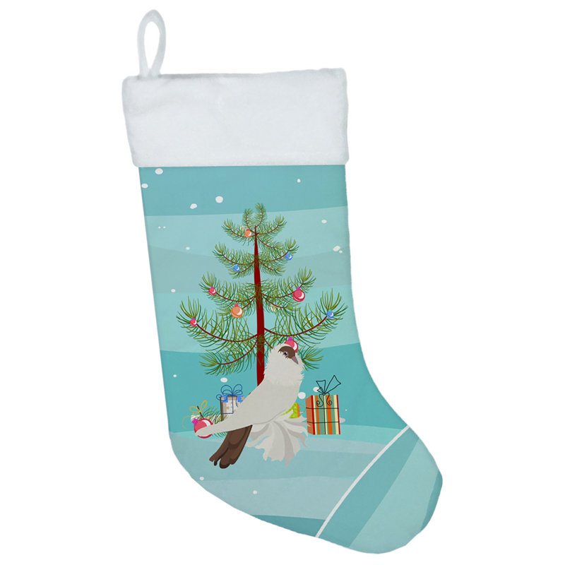 Chaussette de noël en allemand-casque pigeon