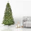Demi-arbre de Noël pré-éclairé-391691427