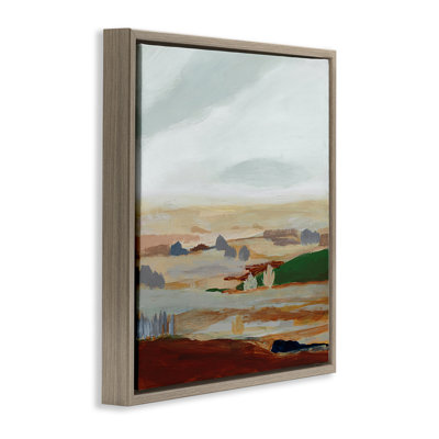 Art mural sur toile flottant «Novay Layers Desert» par Pamela Munger