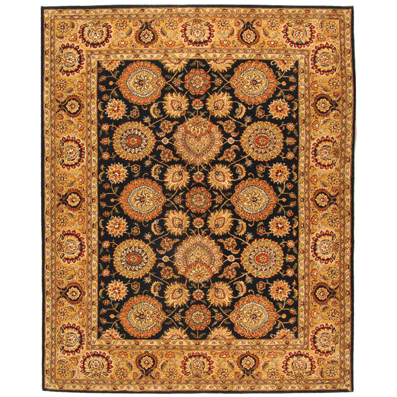 Persian Court Silk & Wool Pile Oriental Rug, Rectangle 8' x 10'