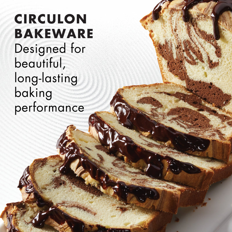 Circulon Symmetry Non-Stick Bakeware Loaf Pan, Brown