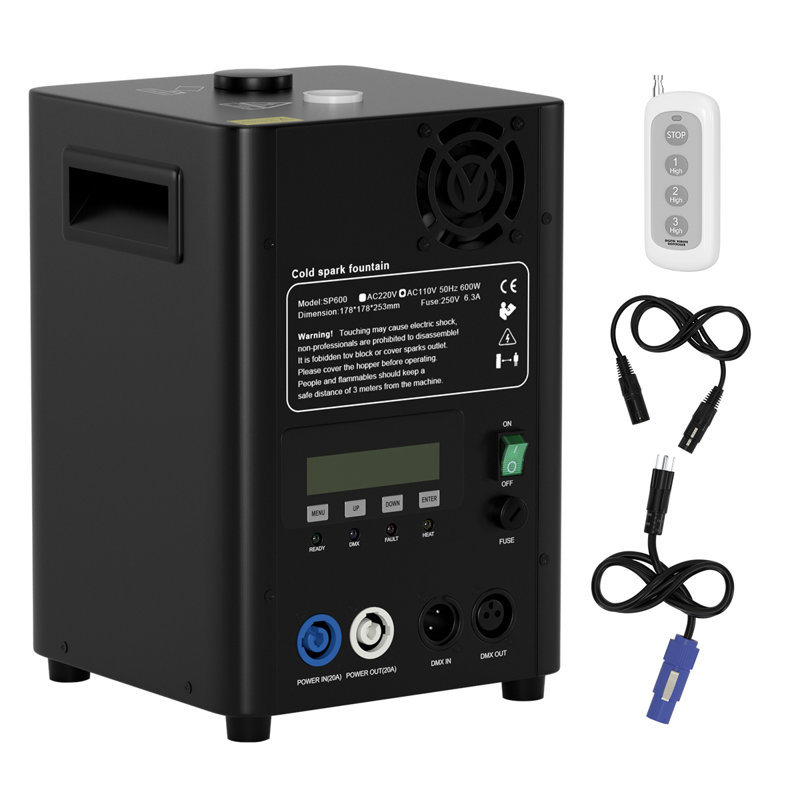 600W Electronic Cold Spark Firework Machine