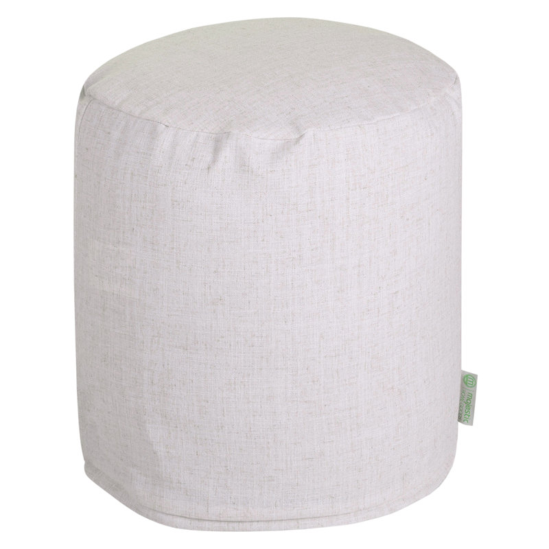 Christy Upholstered Pouf, Magnolia