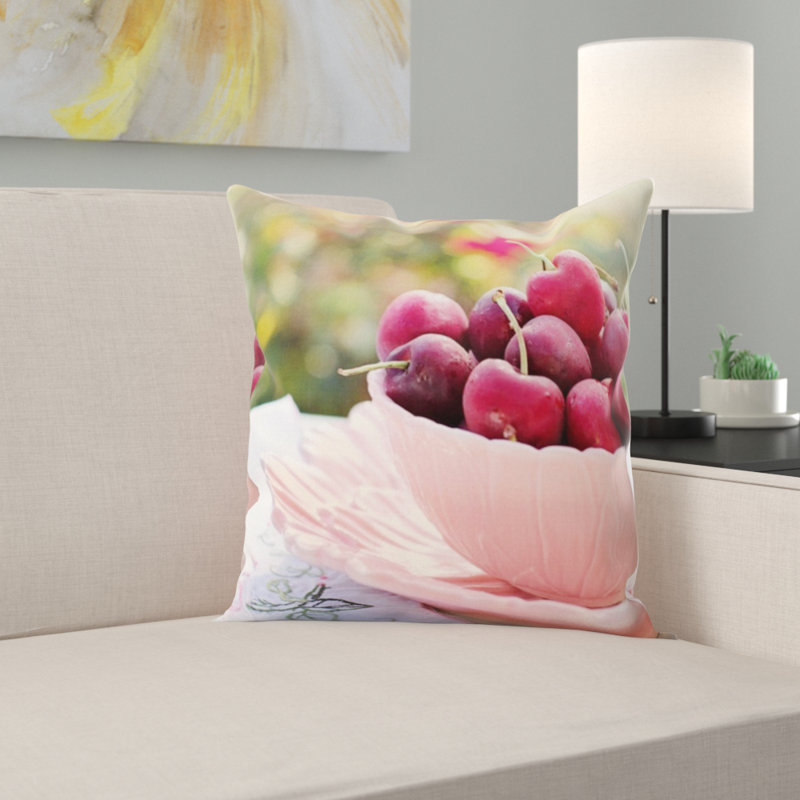 Coussin en cerises