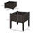 2 Piece Raised Garden Bed Self-Watering Planter Box With Legs-729982047