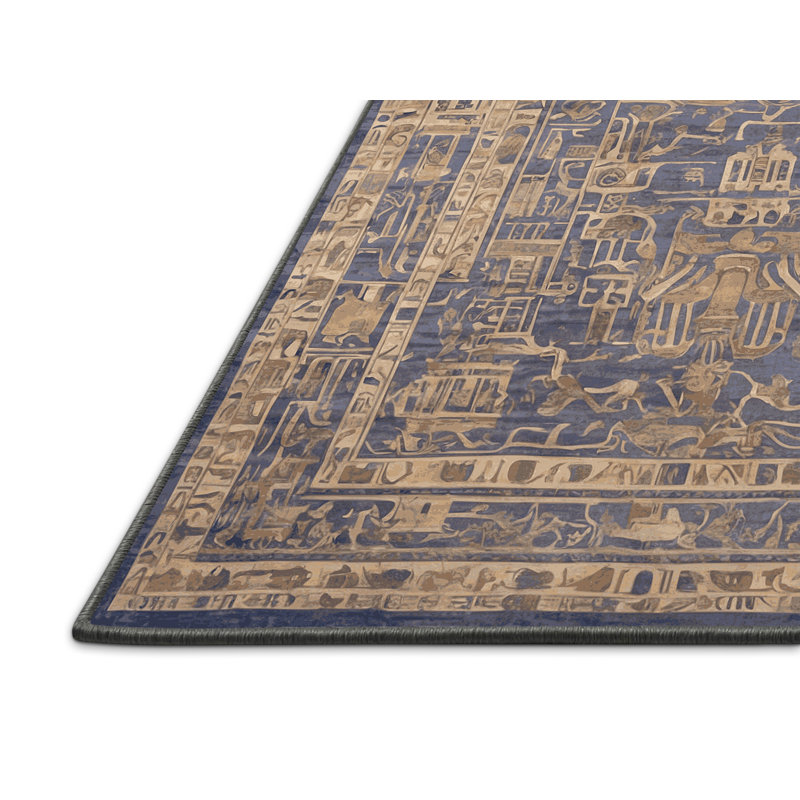 Tapis gris soyeux et moelleux, Rond 5 pi