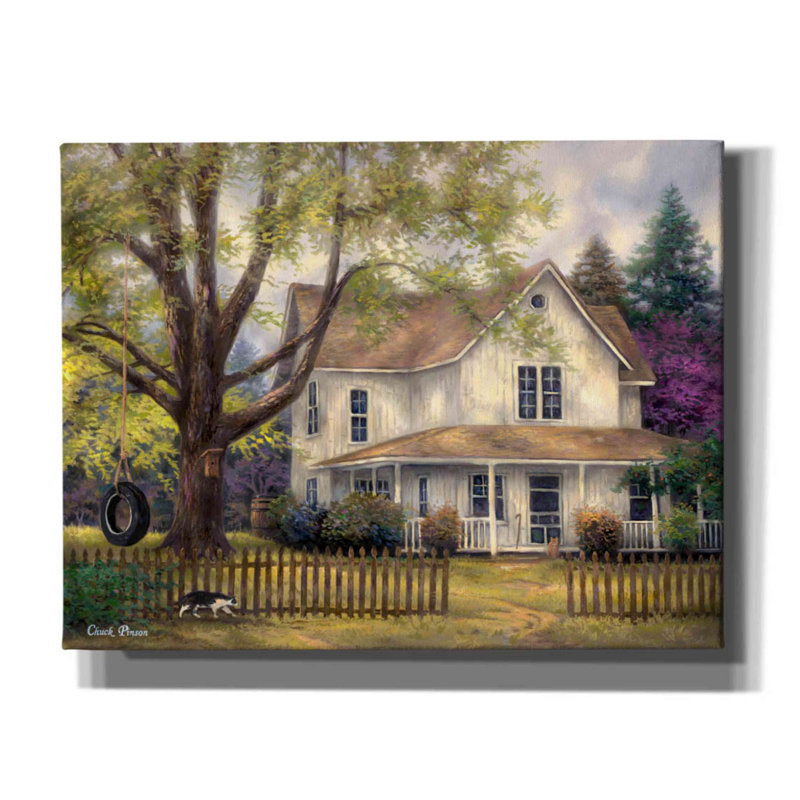 «Simple Country» par Chuck Pinson, art mural sur toile, L 34 po x H 26 po x P 1,5 po