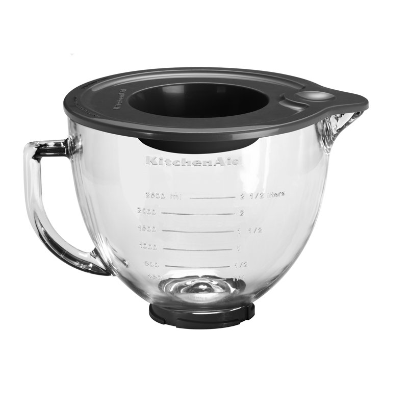 KitchenAid 4.8L Glass Mixing Bowl, Clear